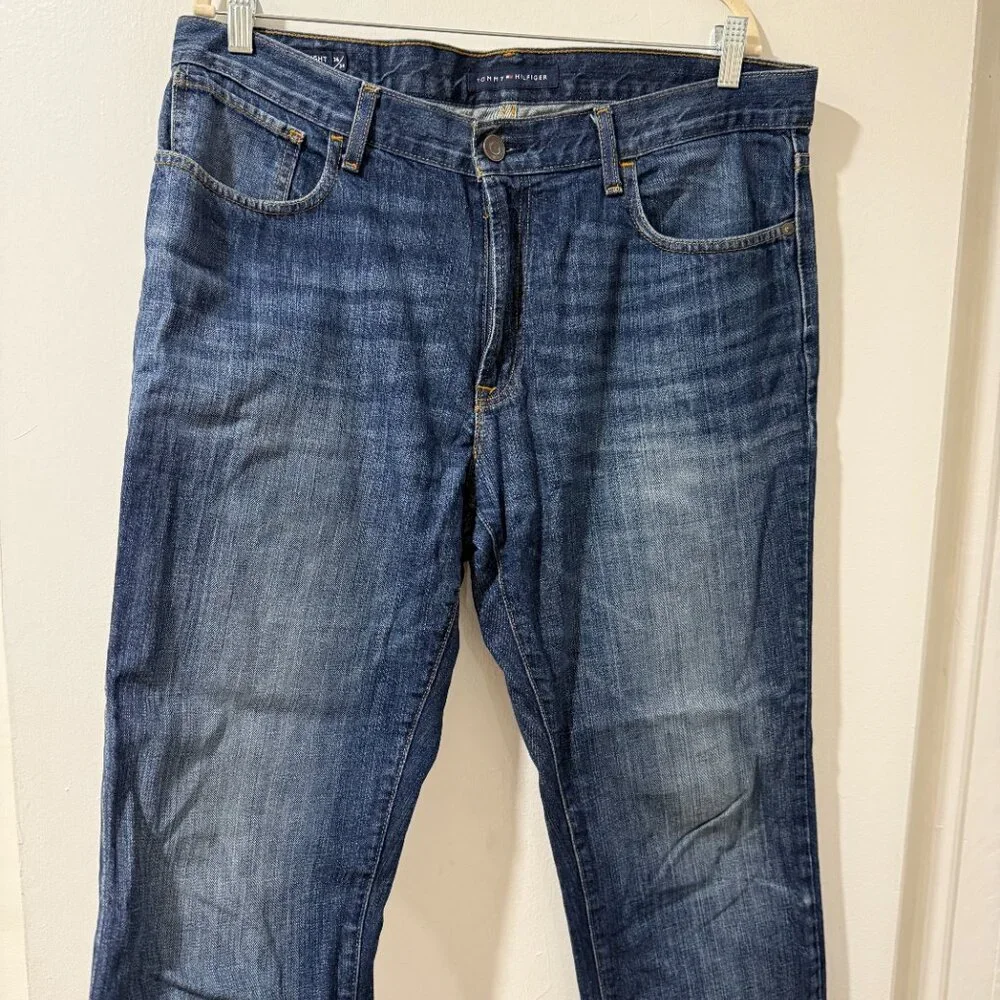 Mens Tommy Hilfiger Straight Leg Jeans – Size 36x34